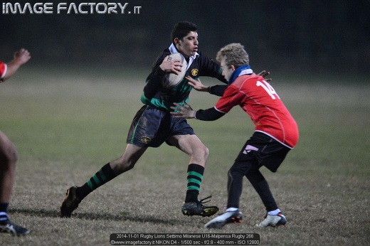 2014-11-01 Rugby Lions Settimo Milanese U16-Malpensa Rugby 266